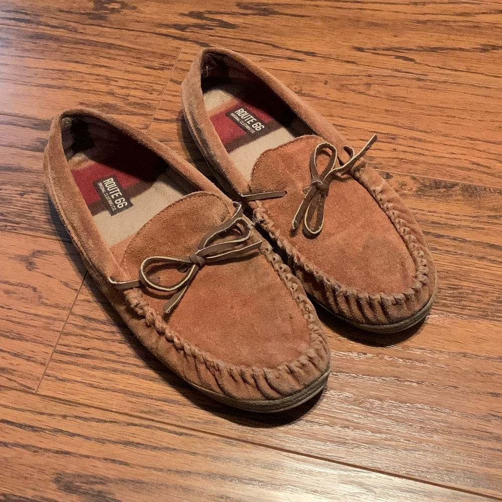 Route 66 Jordan Slippers Mens Size 12 Tan
